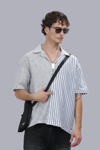 Dual Stripe Resort Boxy Shirt