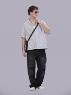 Dual Stripe Resort Boxy Shirt