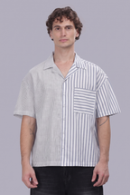 Dual Stripe Resort Boxy Shirt