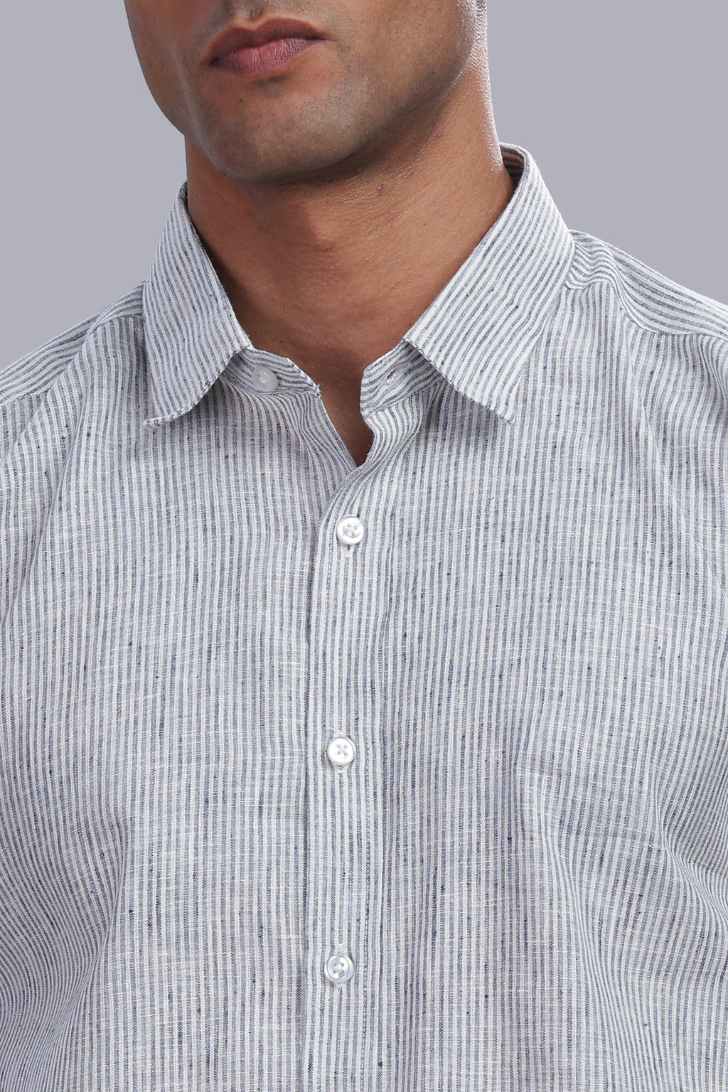 Blue Stripe Boxy Shirt