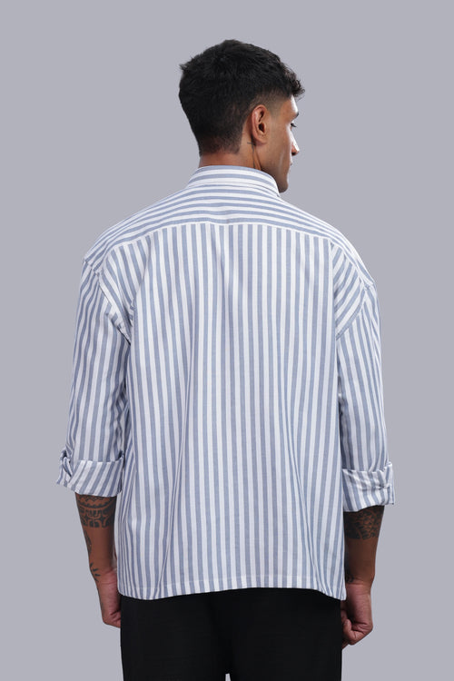 Blue Stripe Oxford Shirt