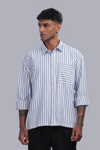 Blue Stripe Oxford Shirt