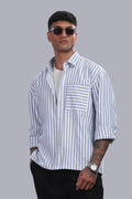Blue Stripe Oxford Shirt
