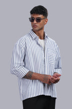 Blue Stripe Oxford Shirt