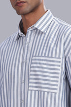 Blue Stripe Oxford Shirt